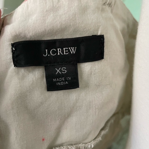J.Crew Tan Linen Rouched Tank Top - Picture 7 of 8